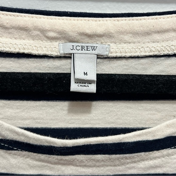 J. Crew Stitchwork Striped Embroidered Aztec Blouse Size Medium - Picture 2 of 4